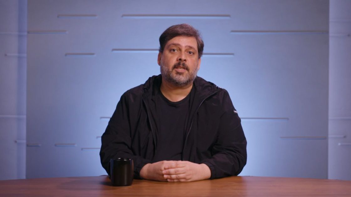 Na foto, Caco Antunes em pronunciamento sobre as novidades da LTA Sul 2025