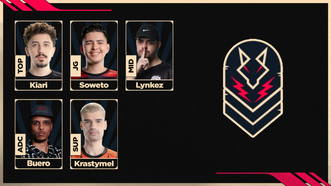 Na foto, o elenco da Tormenta Esports Circuito Desafiante 2025