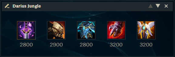 Imagem de exemplo da Build de Darius Jungle.