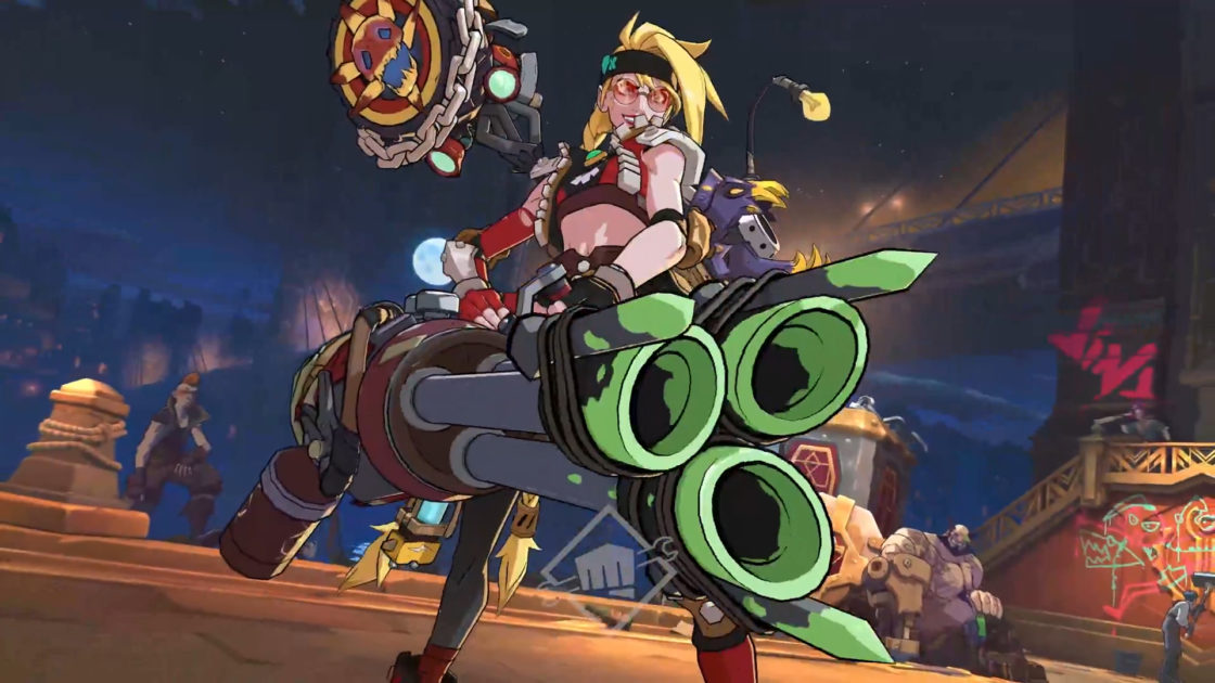 Imagem da campeã Jinx no jogo 2xko do LoL