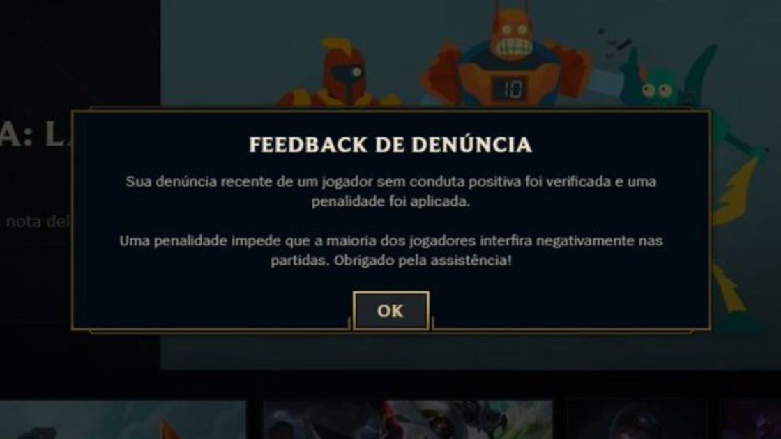 Imagem do Feedback de Denúncia