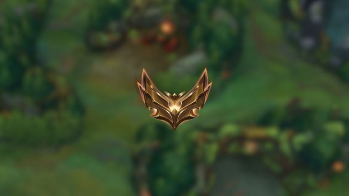 Imagem do Elo Ouro no League of Legends.