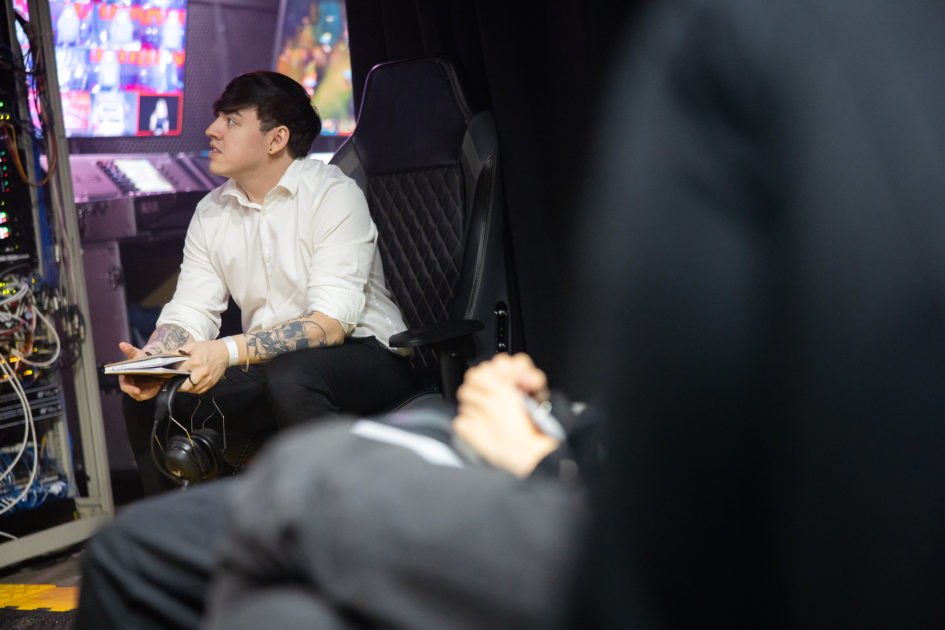 Foto de Sarkis, nos bastidores da paiN na LTA Sul 2025.