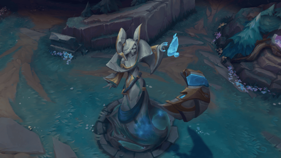 Torre do lado Azul no mapa de Ionia.