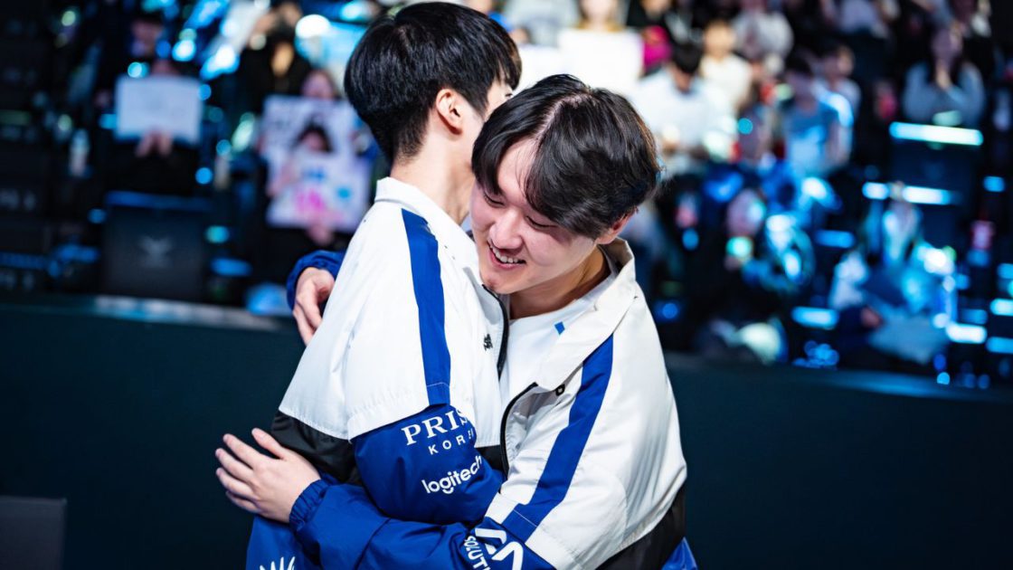 Na foto, o Pyosik, jungler da DNF