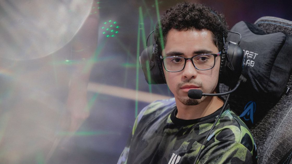 Na foto, Ceos, suporte da Shopify Rebellion da LTA Norte 2025 em entrevista com o Mais Esports