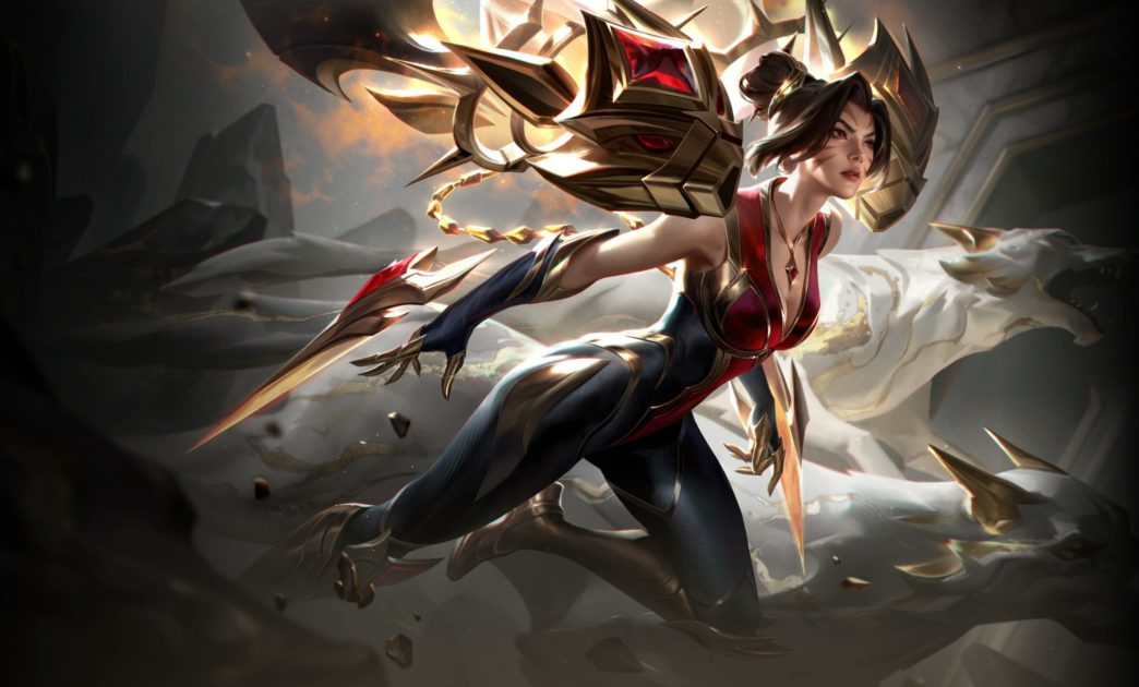 Imagem da skin Kai'Sa Lenda Ascendida no LoL.