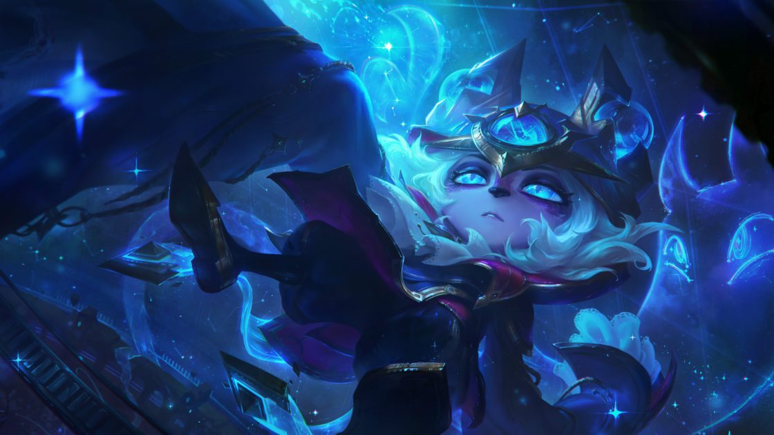 Imagem da skin Vex Astromante no LoL.