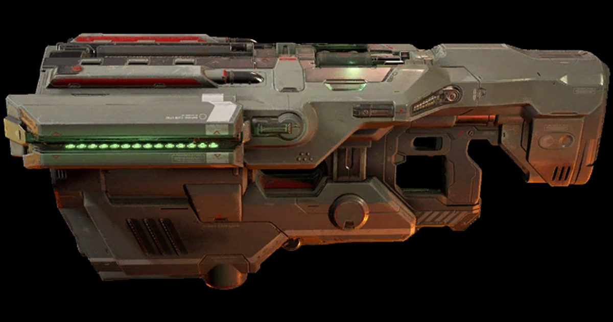 Imagem da BFG 9000 no doom