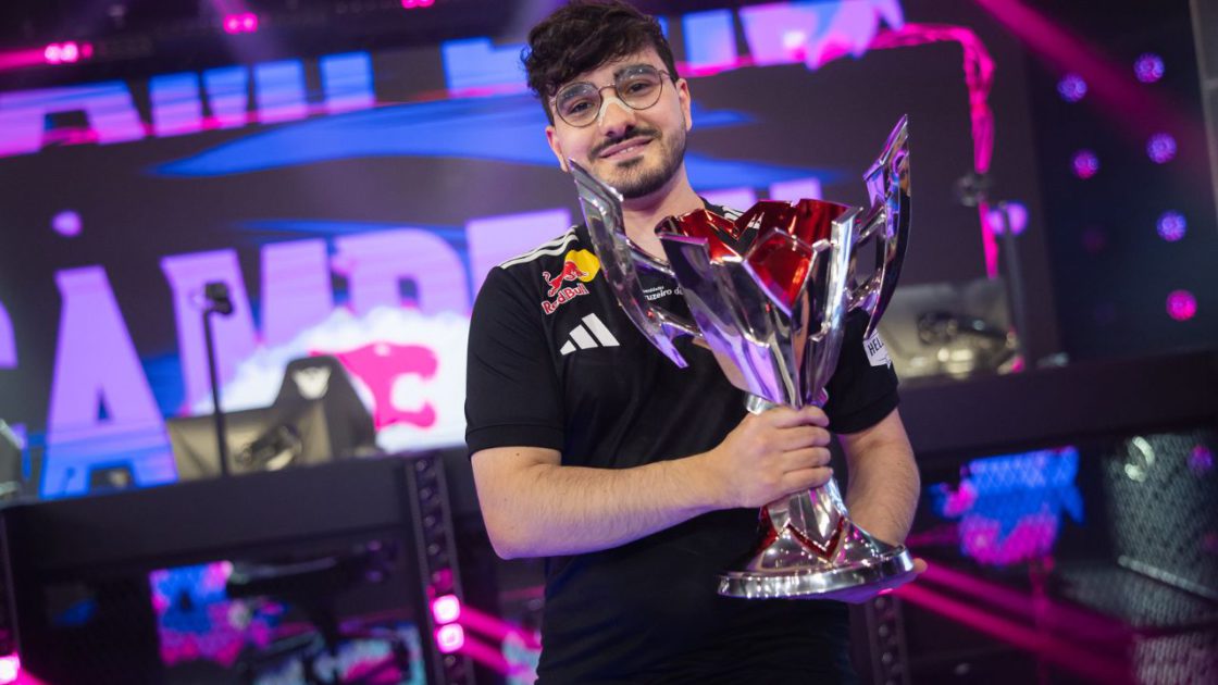 Na foto, o top Guigo, campeão pela FURIA na LTA Sul 2025 2º split
