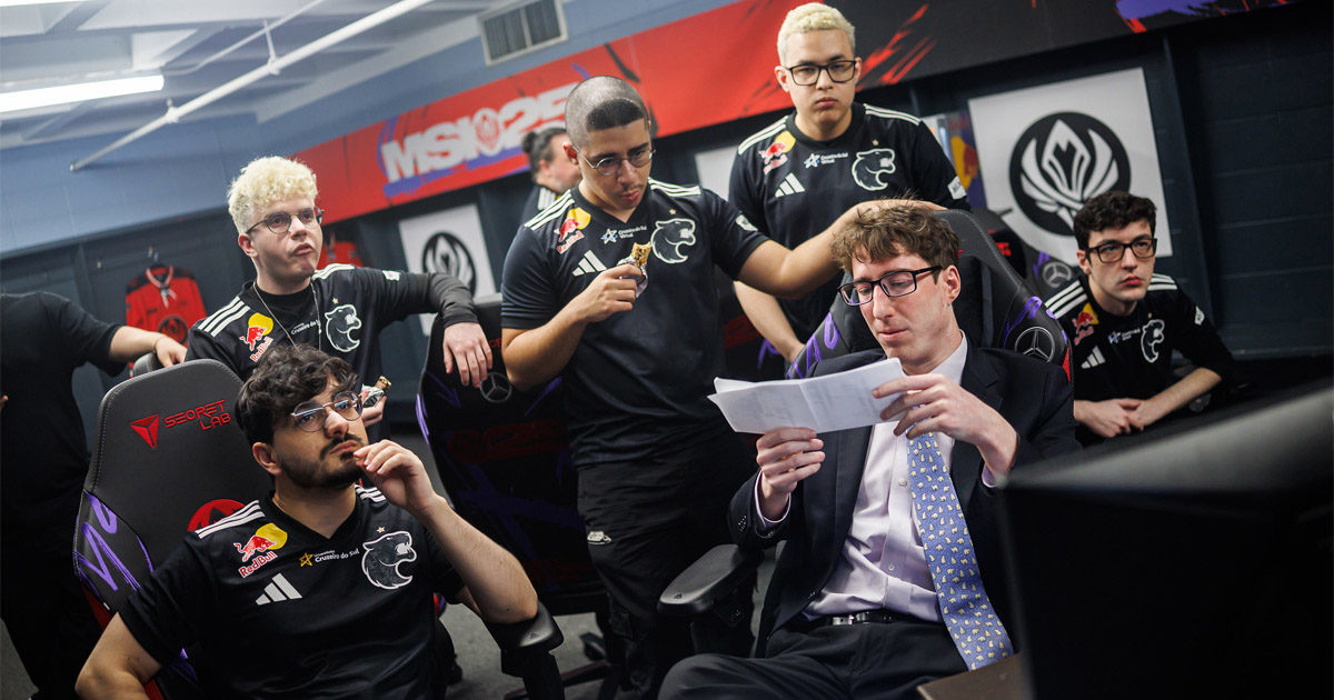 Imagem do time da FURIA no MSI 2025