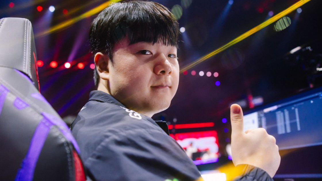 Na foto, Canyon, jungler da Gen.G no MSI 2025