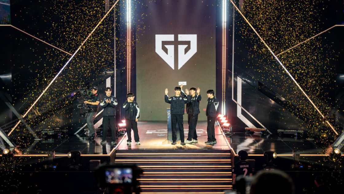 Na foto, a Gen.G na LCK 2025