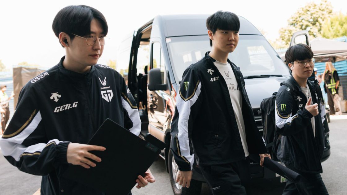 Na foto, a Gen.G no MSI 2025