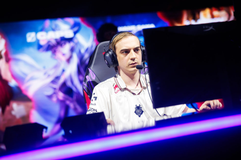 Foto de Caps jogando pela G2.