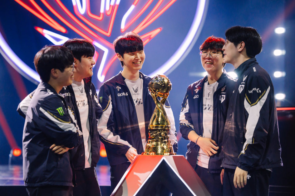 Foto da Gen.G campeã do MSI 2025.
