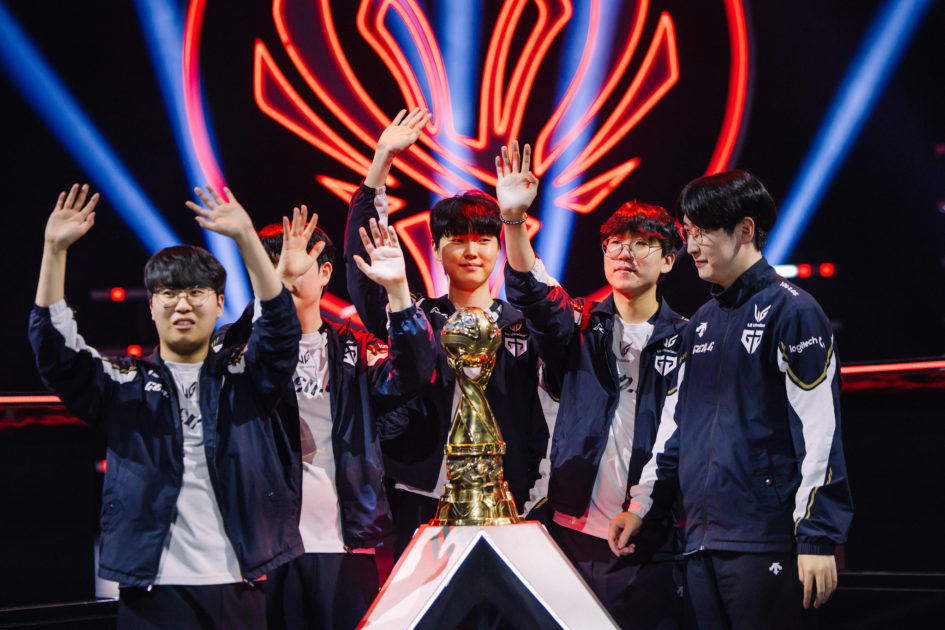 Foto da Gen.G campeã do MSI 2025.