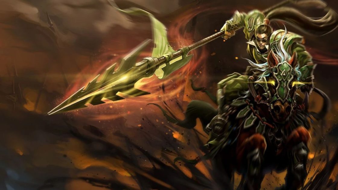 Na foto, a skin do Xin Zhao Patrulheiro 