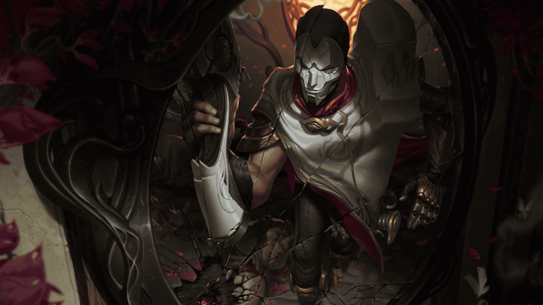 Imagem de Jhin, um dos ADCs mais fáceis do LoL.