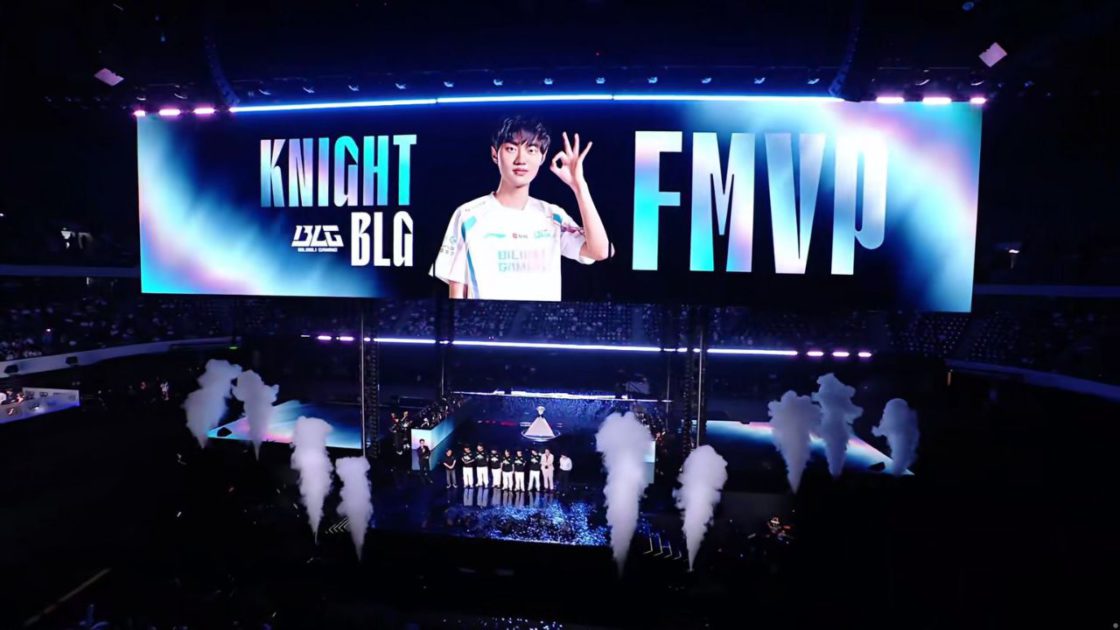 Na foto, o Knight, mid-laner da BLG na LPL 2025