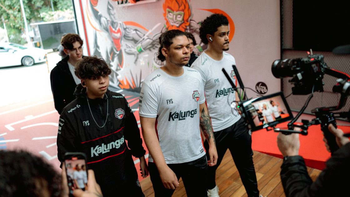 Foto do FNB, top-laner da RED Canids na LTA Sul 2025 3º split