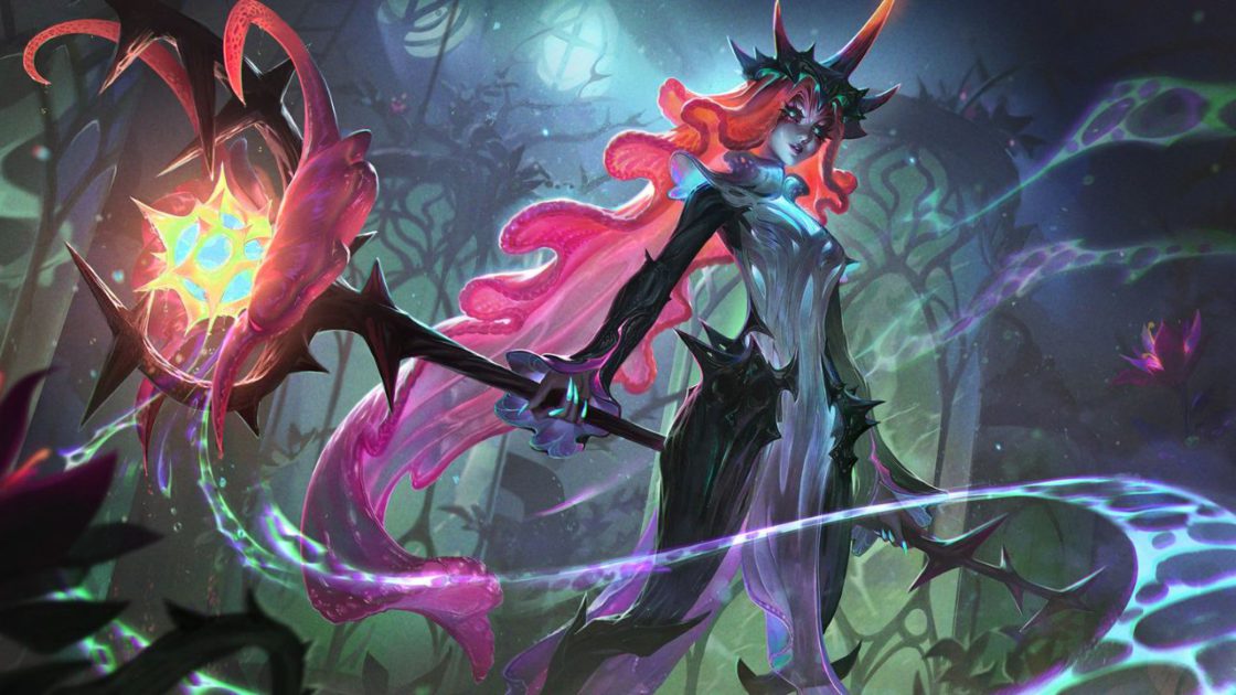 Na foto, a skin Soraka Flora Fatalis