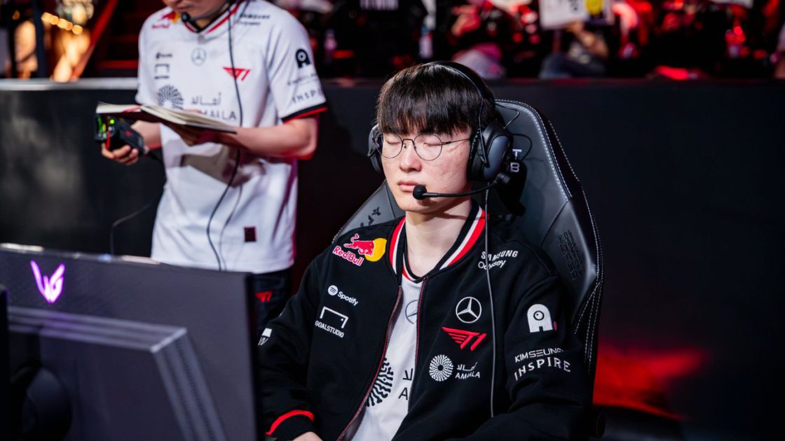 Na foto, T1 Faker na LCK 2025