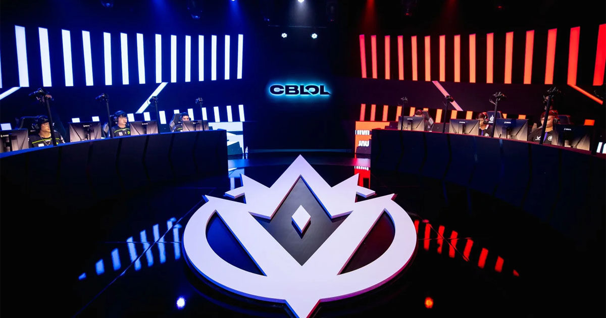 Imagem do palco do CBLOL