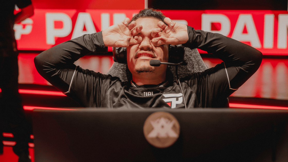 Foto de Cariok durante a série da paiN contra a 100 Thieves.