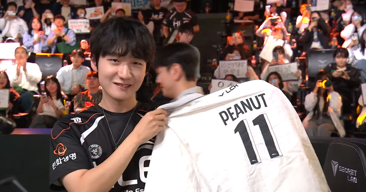 Imagem do jogador Peanut na LCK 2025