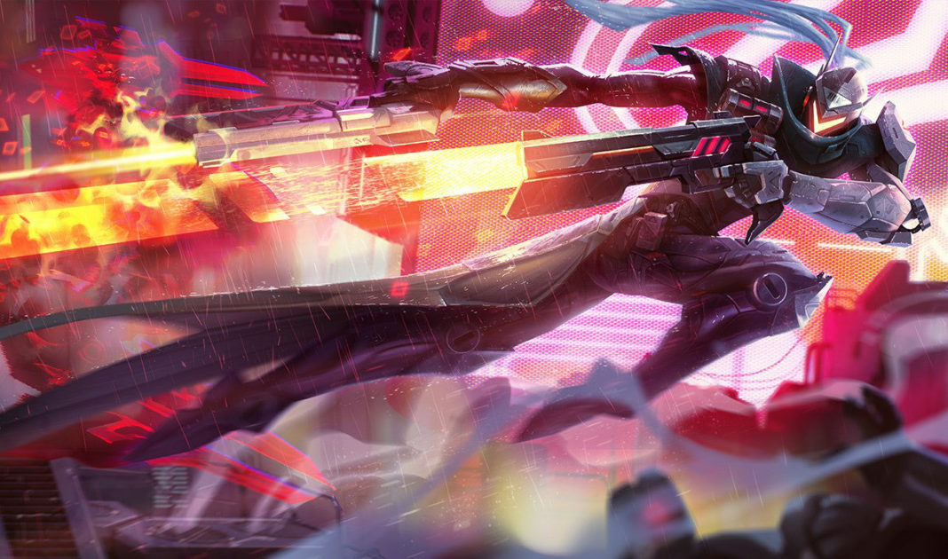 Imagem da skin Projeto: Lucian no LoL