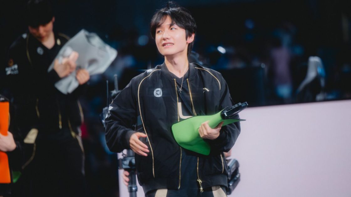 Imagem do jogador Peanut no Worlds 2025