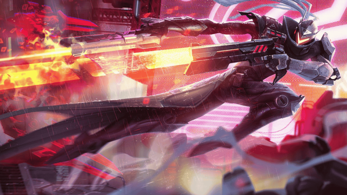 Imagem da skin Lucian Projeto.