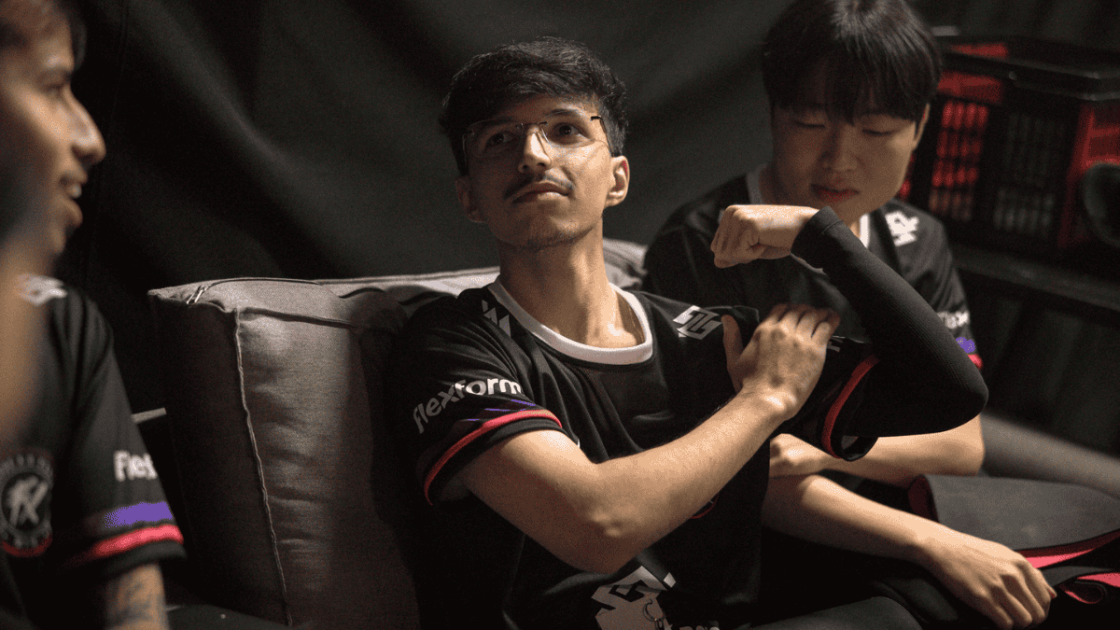 Foto de curty, top laner do Fluxo W7M.