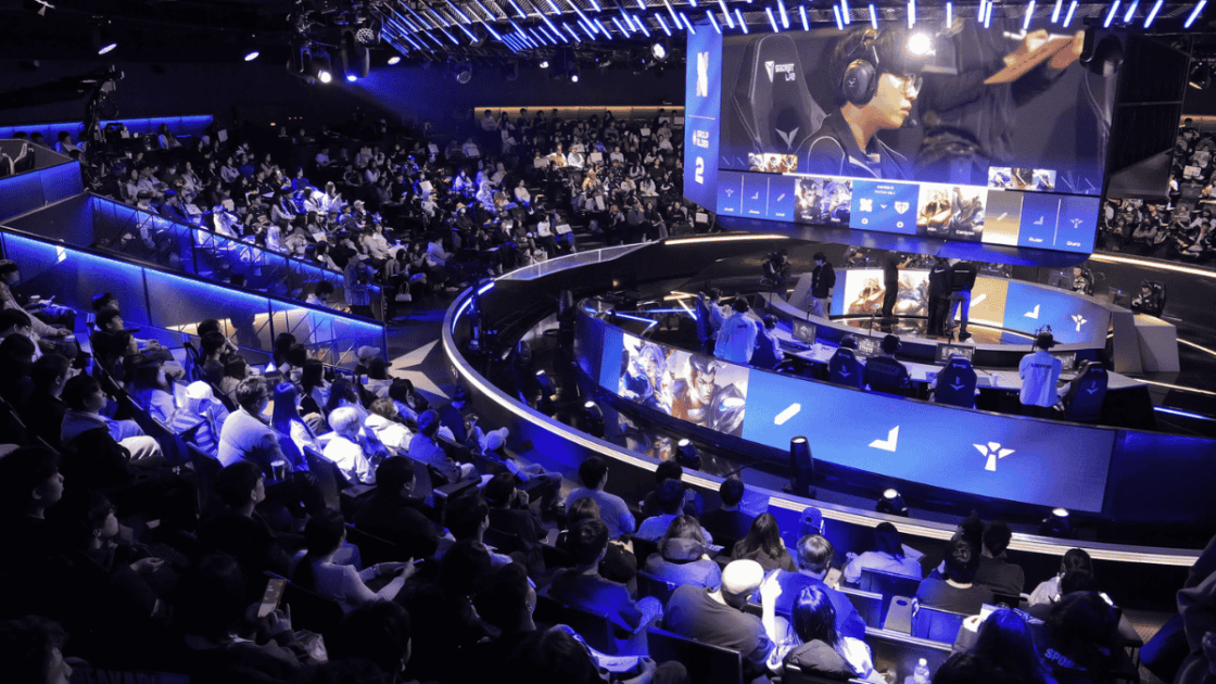 Foto do stage para a LCK Cup 2026.