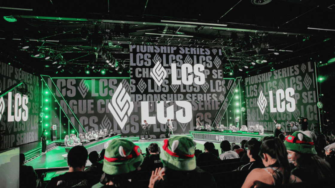 Foto do stage da LCS 2026.