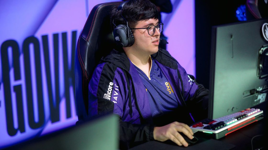 Na foto, CEO, ADC da Vivo Keyd Stars, no CBLOL 2026 1º split