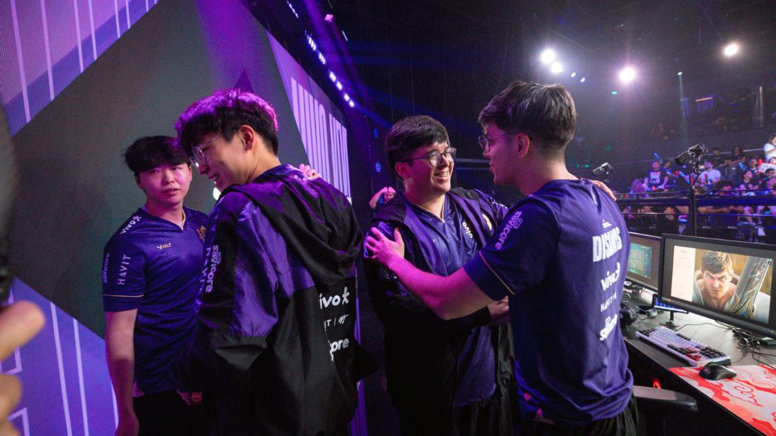 Na foto, os jogadores da Vivo Keyd Stars no CBLOL 2026 1º split