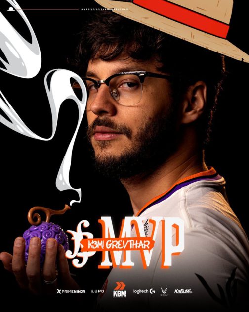 Na foto, Grevhtar, mid-laner da KaBuM IDL!