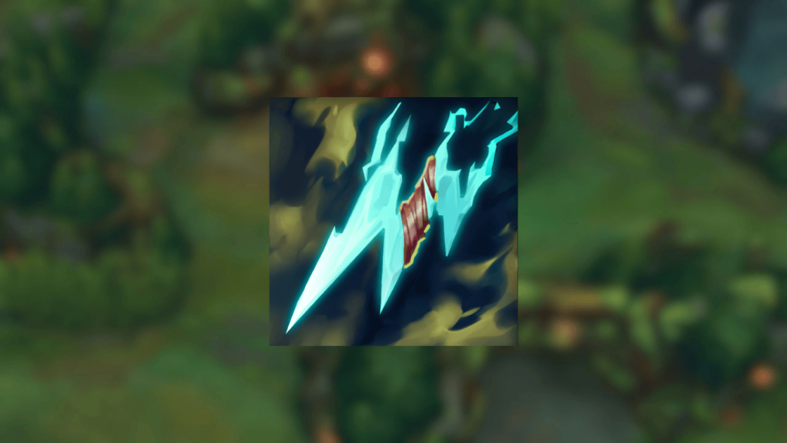 Imagem do item Faca de Statikk no LoL.