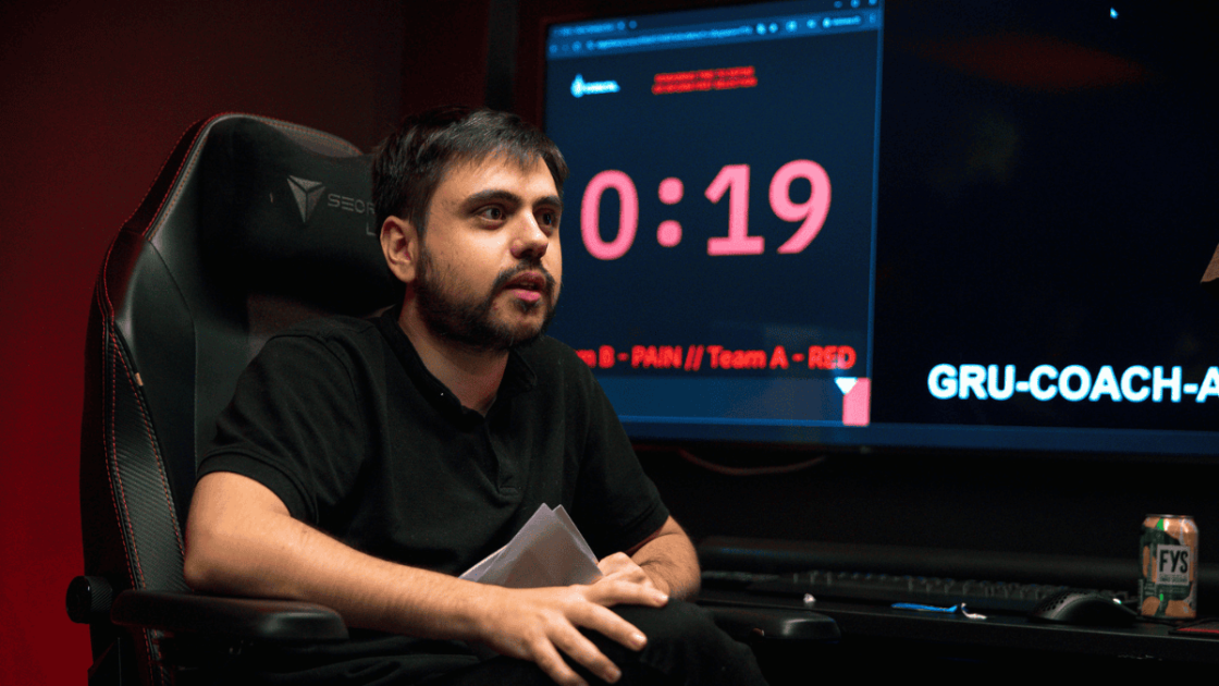 Foto de Tockers, head coach da RED Canids.