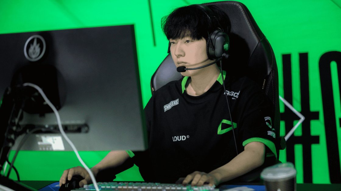 Foto de YoungJae, jungler da LOUD no CBLOL 2026 1º Split.