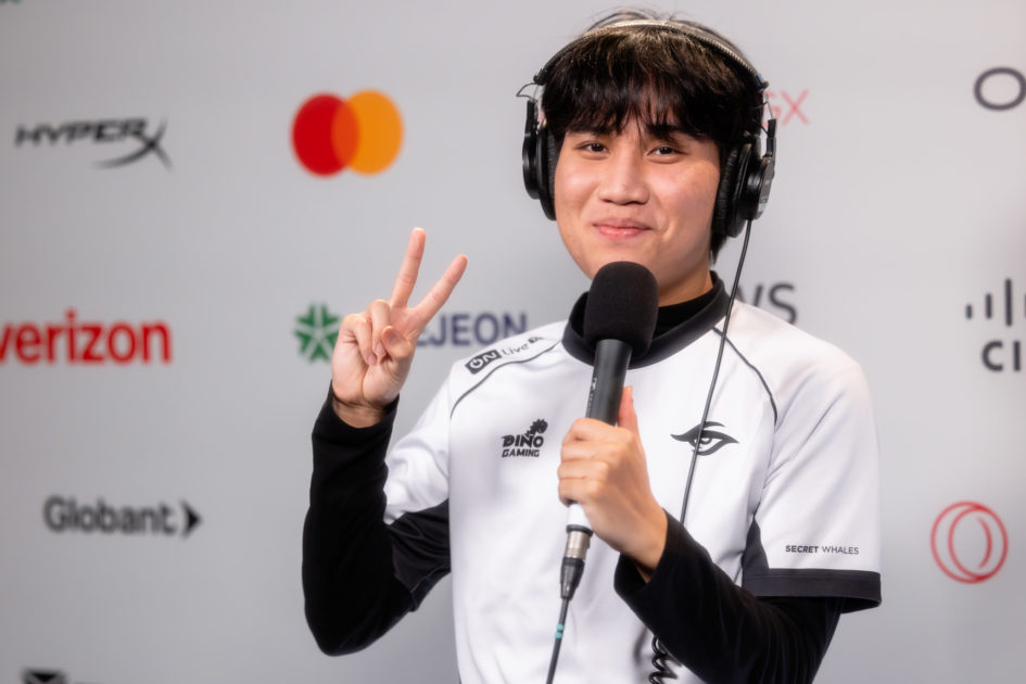 Foto de Hizto, jungler da Team Secret Whales.