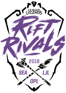 Rift Rivals: GPL vs. LJL vs. OPL logo