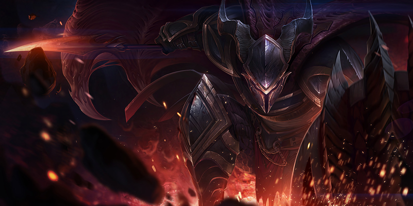 Skin do Pantheon Matador de Dragões tem sua splash art alterada
