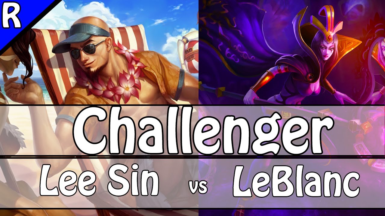 Lee Sin vs Leblanc no Servidor Coreano