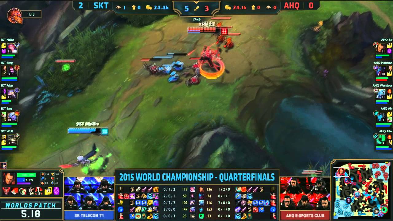 Reveja Faker sendo Solado 2 vezes por Westdoor em SKT vs AHQ