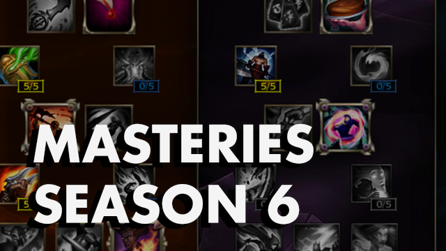 Dicas para Construir as suas Masteries da Season 6