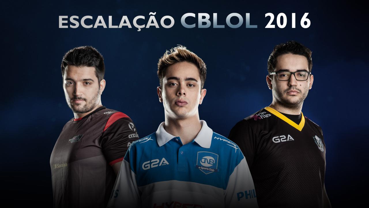Escalação do CBLOL 2016 é Divulgada – Confira os Times e Jogadores