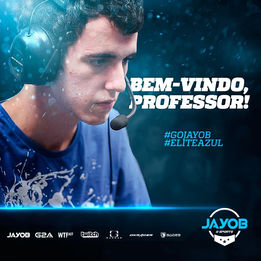 Professor agora é da Jayob – Jogador comenta um pouco de seu futuro para o LOLNews